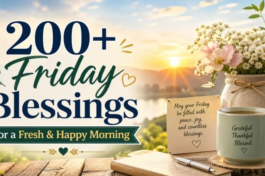 200+ Friday Blessings for a Fresh & Happy Morning 