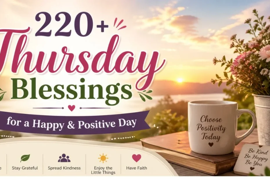 220+ Thursday Blessings for a Happy & Positive Day