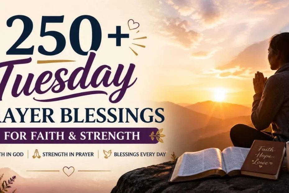 250+ Tuesday Prayer Blessings for Faith & Strength
