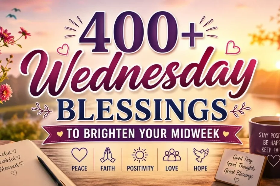 400+ Wednesday Blessings to Brighten Your Midweek 