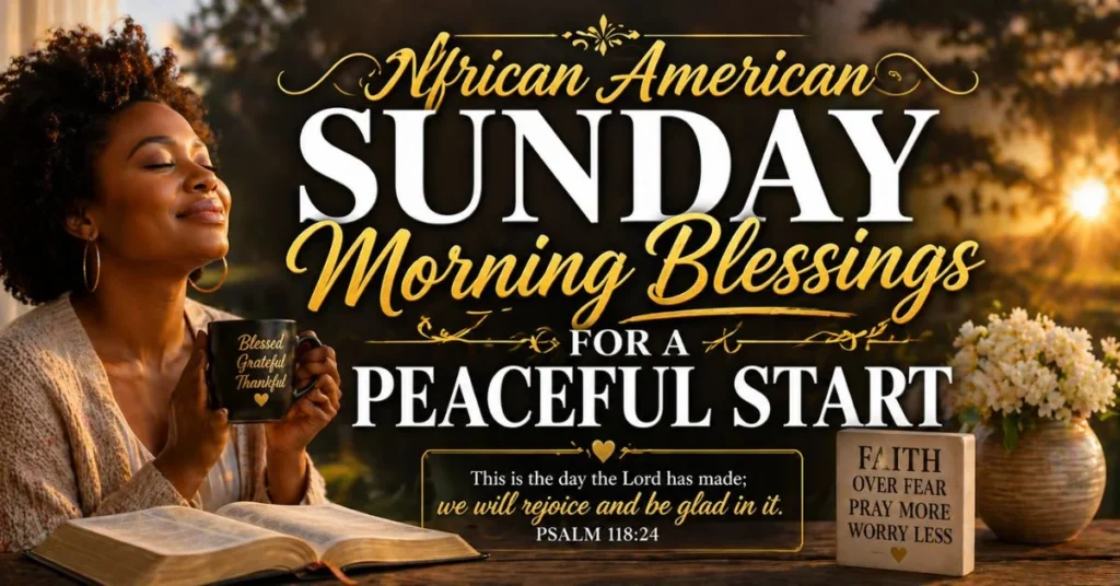 African American Sunday Morning Blessings for a Peaceful Start