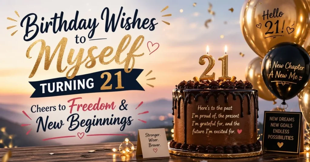 Birthday Wishes to Myself Turning 21 (Cheers to Freedom & New Beginnings)