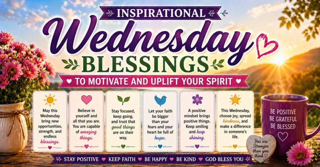 Inspirational Wednesday Blessings to Motivate and Uplift Your Spirit
