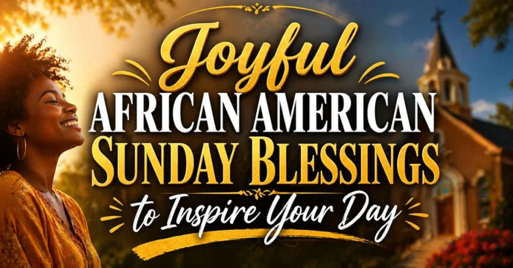 Joyful African American Sunday Blessings to Inspire Your Day