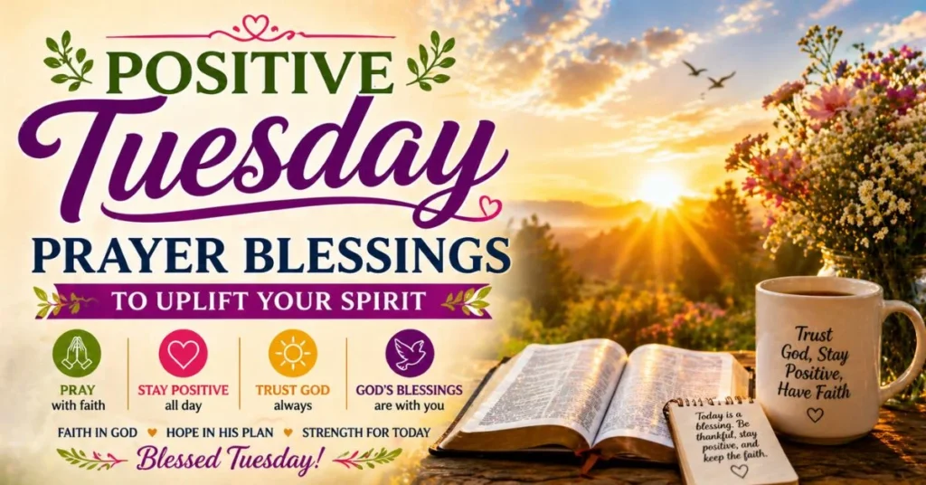 Positive Tuesday Prayer Blessings to Uplift Your Spirit