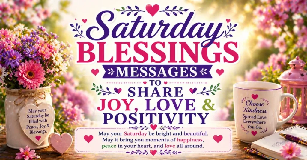 Saturday Blessings Messages to Share Joy, Love & Positivity
