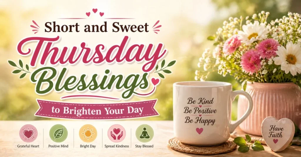 Short and Sweet Thursday Blessings to Brighten Your Day
