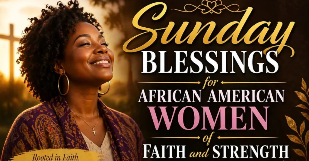 Sunday Blessings for African American Women of Faith and Strength