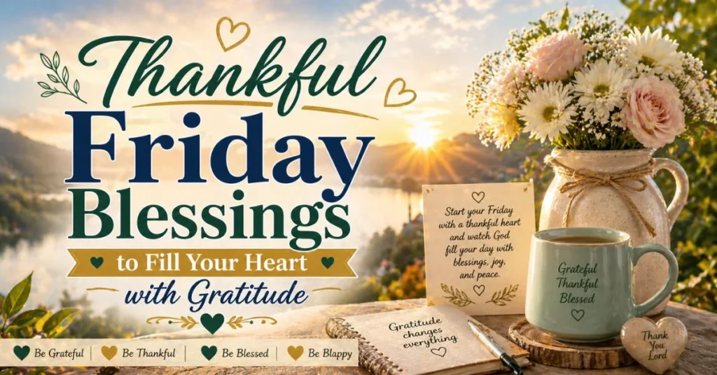 Thankful Friday Blessings to Fill Your Heart with Gratitude