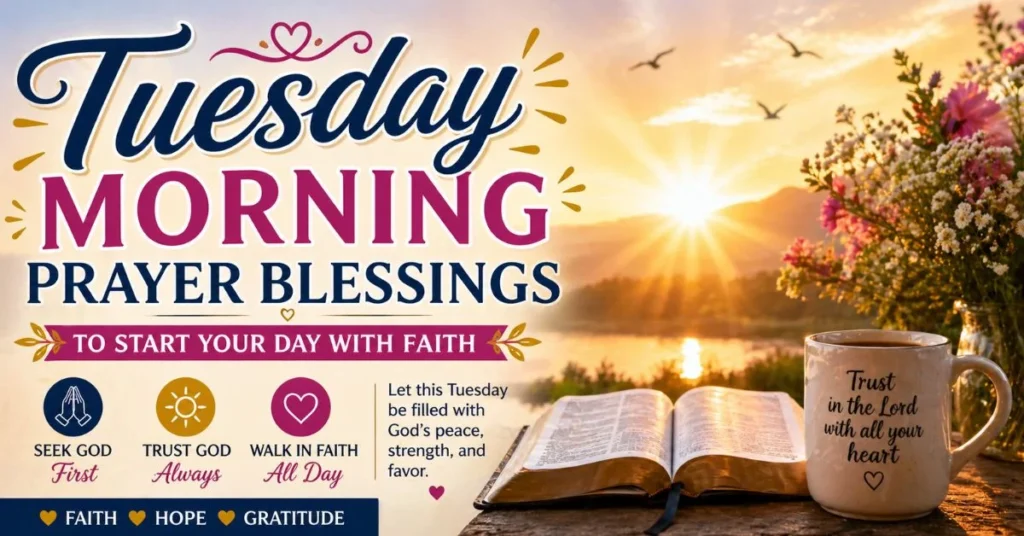 Tuesday Morning Prayer Blessings to Start Your Day with Faith