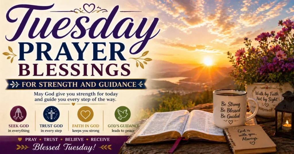 Tuesday Prayer Blessings for Strength and Guidance
