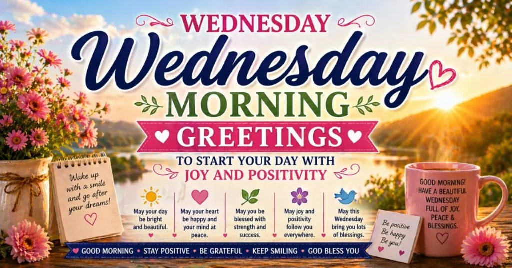 Wednesday Morning Greetings to Start Your Day with Joy and Positivity