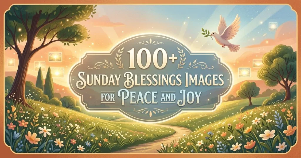 100+ Sunday Blessings Images for Peace and Joy 