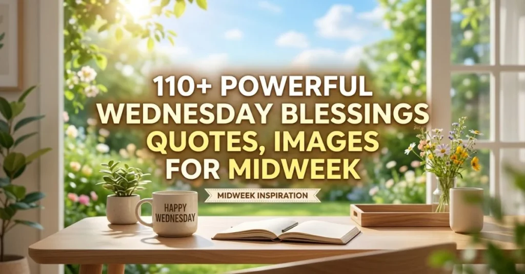 110+ Powerful Wednesday Blessings Quotes, Images for Midweek 1 110+ Powerful Wednesday Blessings Quotes, Images for Midweek