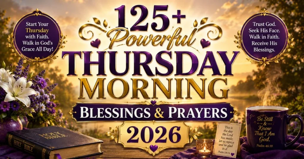 125+ Powerful Thursday Morning Blessings & Prayers 2026