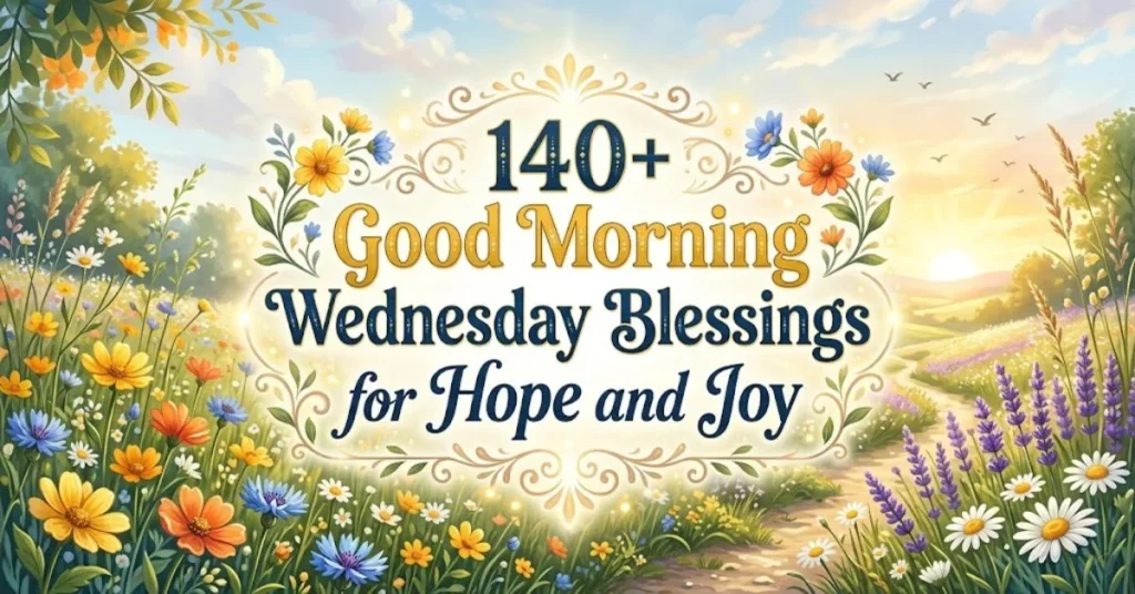 140+ Good Morning Wednesday Blessings for Hope and Joy