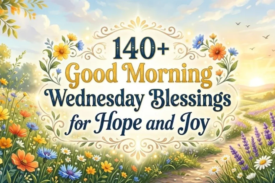 140+ Good Morning Wednesday Blessings for Hope and Joy 4 140+ Good Morning Wednesday Blessings for Hope and Joy