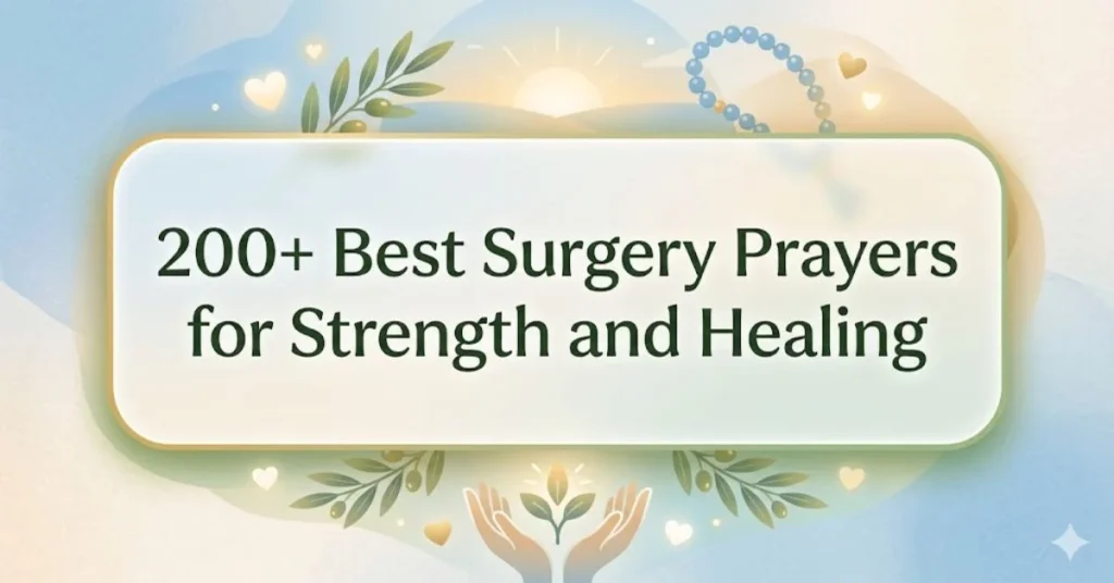 200+ Best Surgery Prayers for Strength and Healing 1 200+ Best Surgery Prayers for Strength and Healing
