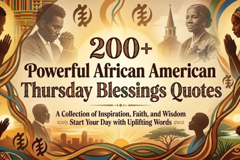 200+ Powerful African American Thursday Blessings Quotes 4 200+ Powerful African American Thursday Blessings Quotes