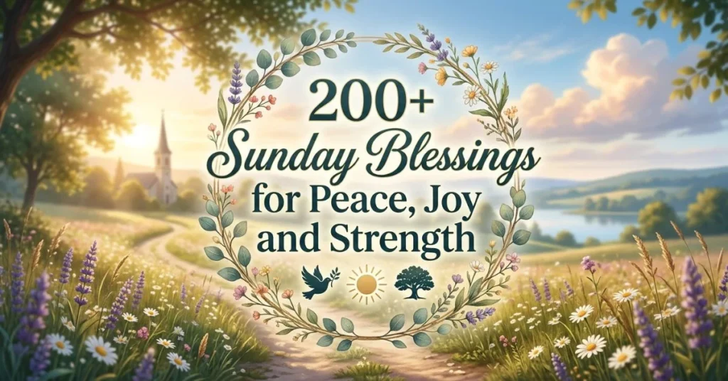 200+ Sunday Blessings for Peace, Joy and Strength 1 200+ Sunday Blessings for Peace, Joy and Strength