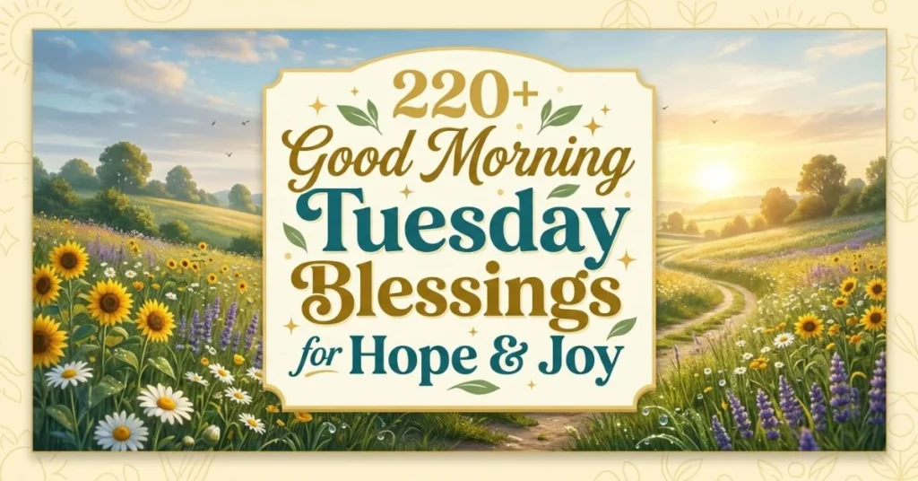 220+ Good Morning Tuesday Blessings for Hope & Joy 1 220+ Good Morning Tuesday Blessings for Hope & Joy