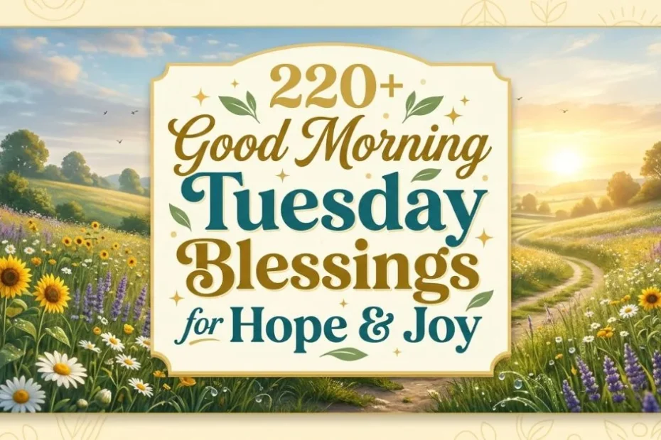 220+ Good Morning Tuesday Blessings for Hope & Joy 2 220+ Good Morning Tuesday Blessings for Hope & Joy