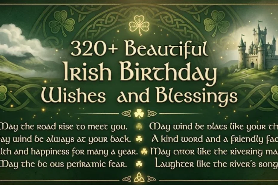 320+ Beautiful Irish Birthday Wishes and Blessings