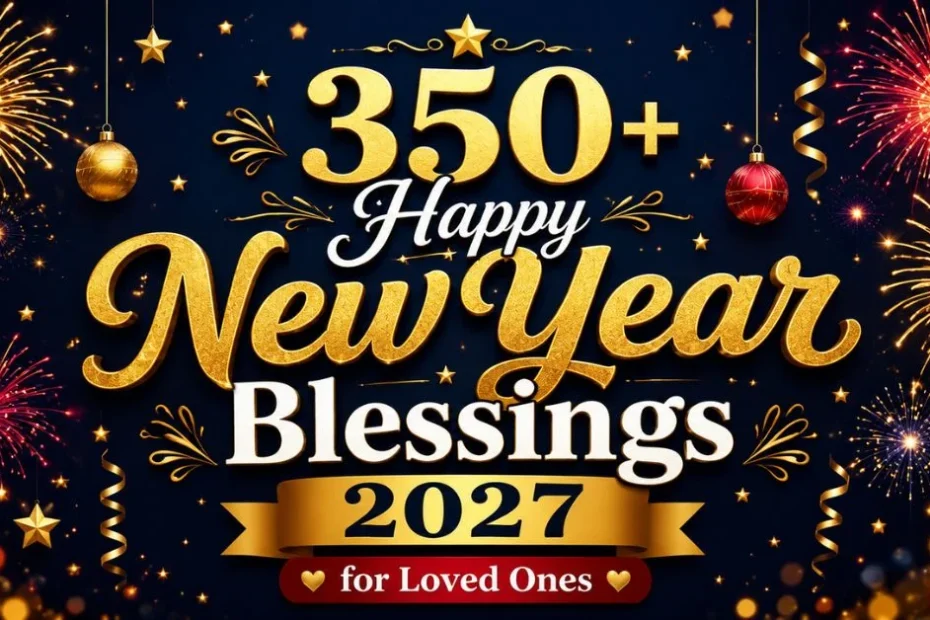 350+ Happy New Year Blessings 2027 for Loved Ones