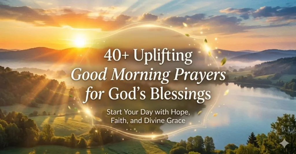 40+ Powerful Good Morning Prayers for Daily Blessings