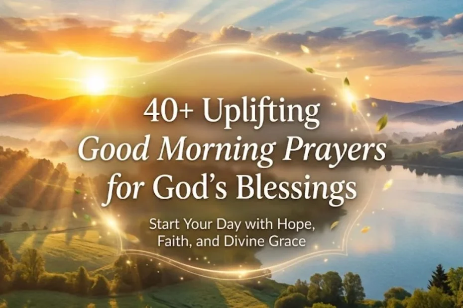 45+ Uplifting Good Morning Prayers for God’s Blessings 6 40+ Uplifting Good Morning Prayers for God’s Blessings