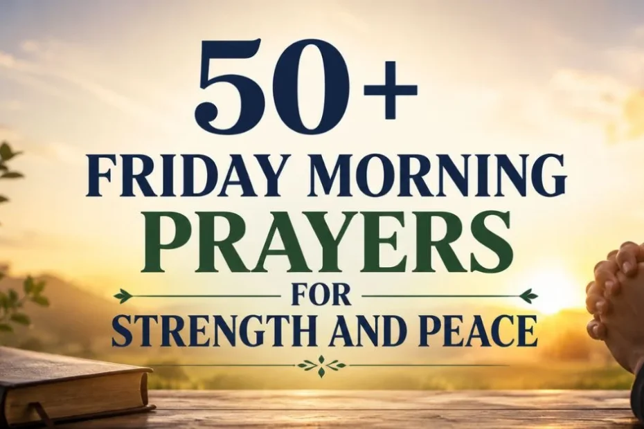 50 + Friday Morning Prayers for Strength and Peace