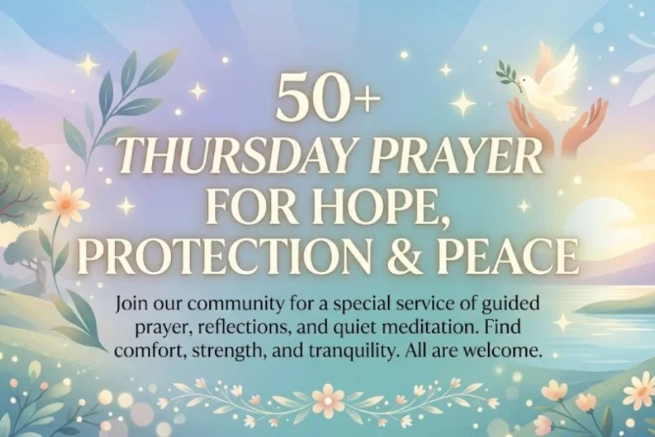 50+ Thursday Prayer for Hope, Protection & Peace 5 50+ Thursday Prayer for Hope, Protection & Peace