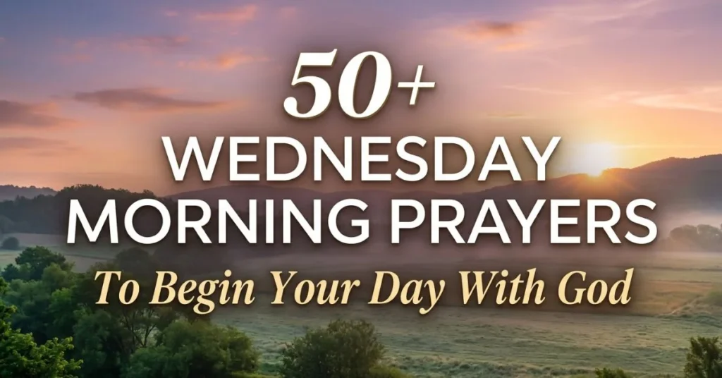 50+ Wednesday Morning Prayers to Begin Your Day With God