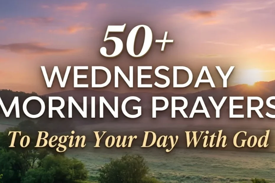 50+ Wednesday Morning Prayers to Begin Your Day With God 3 50+ Wednesday Morning Prayers to Begin Your Day With God