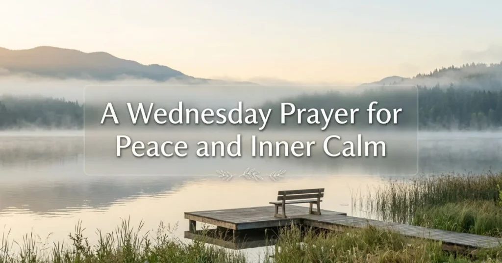 A Wednesday Prayer for Peace and Inner Calm