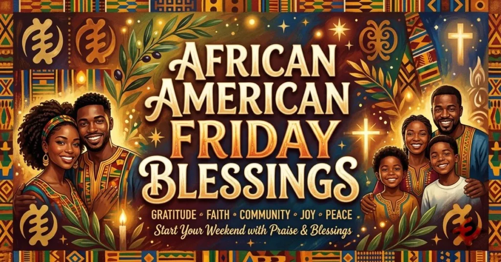 African American Friday Blessings for Captions