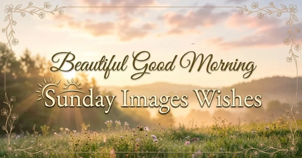 150+ Good Morning Sunday Blessings for a Blessed Morning 2 Beautiful Good Morning Sunday Images Wishes
