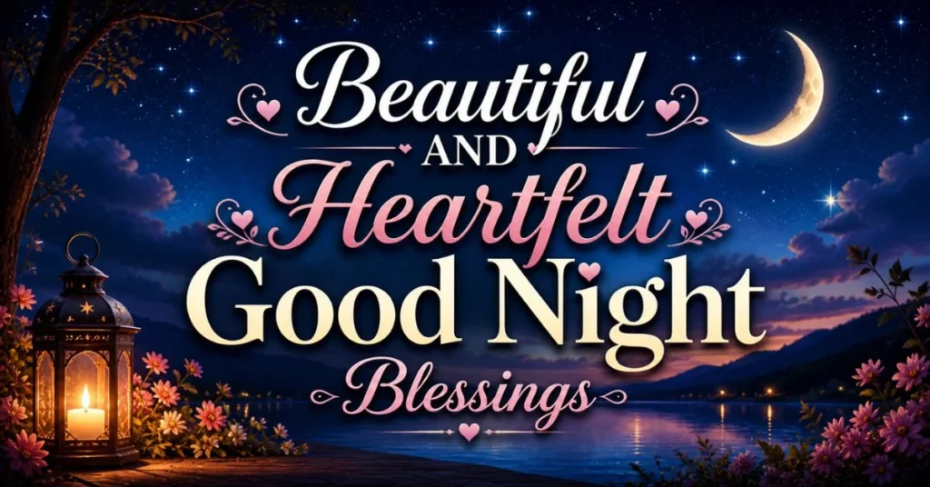 Beautiful and Heartfelt Good Night Blessings
