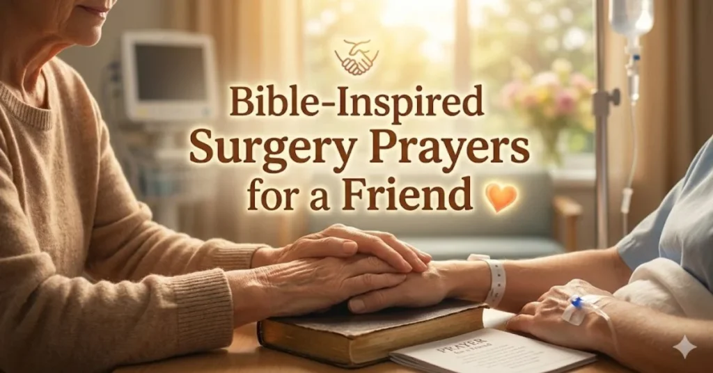 200+ Best Surgery Prayers for Strength and Healing 3 Bible-Inspired Surgery Prayers for a Friend