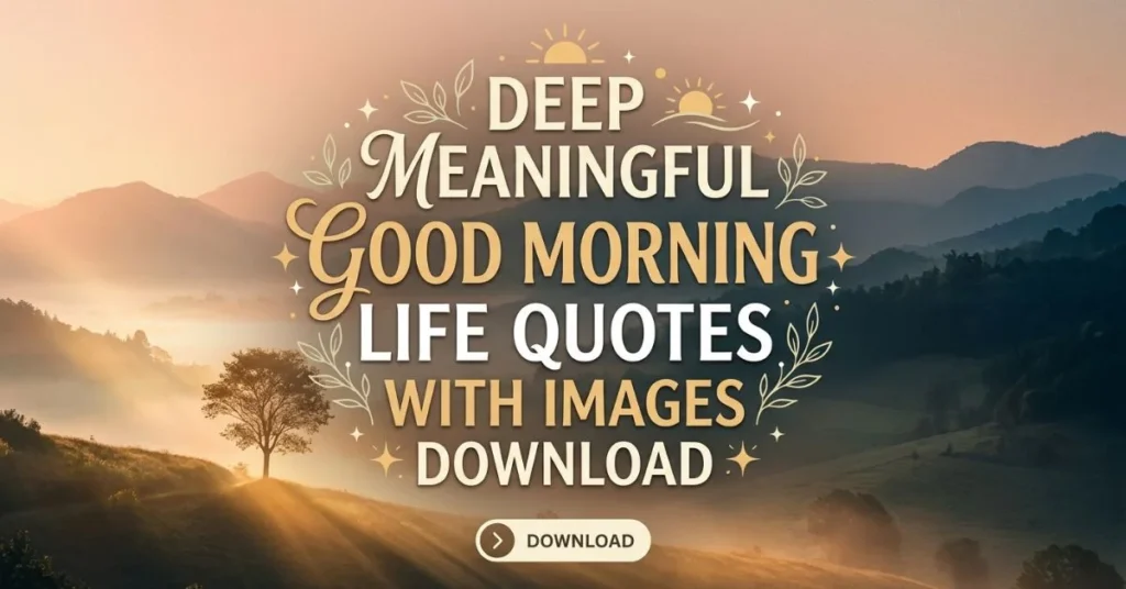 275+ Powerful Good Morning Life Quotes to Start Your Day 2 Deep Meaningful Good Morning Life Quotes With Images Download