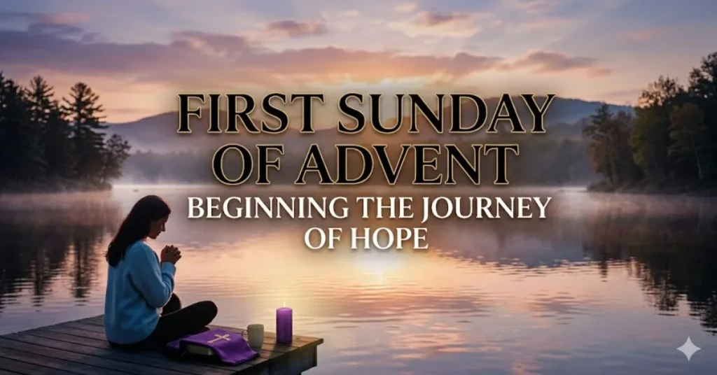 65+ Meaningful Sunday Prayers for Hope and Healing 3 First Sunday Prayers of Advent