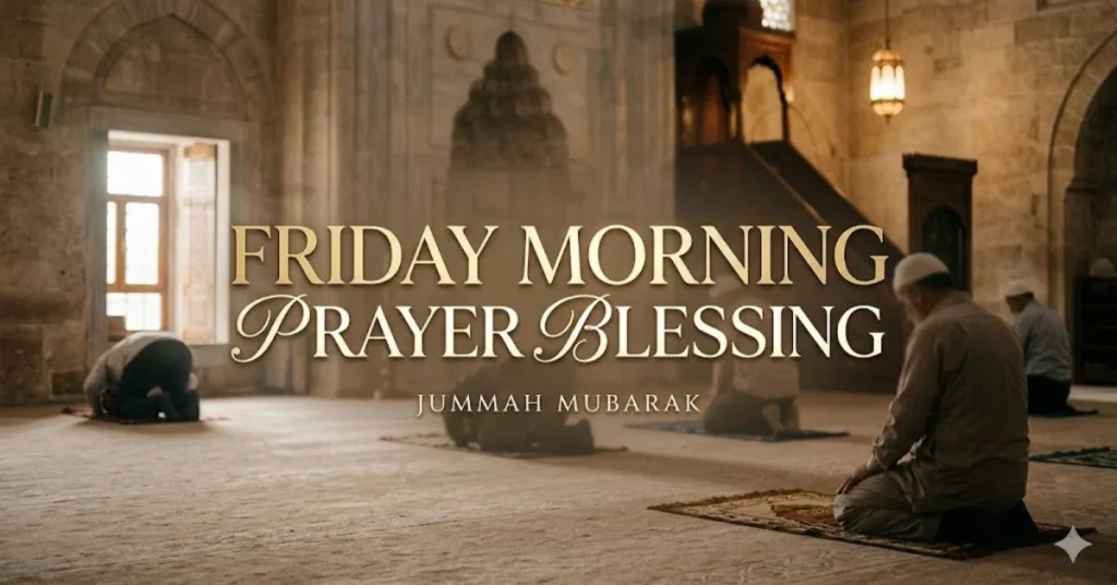 Friday Morning Prayer Blessing