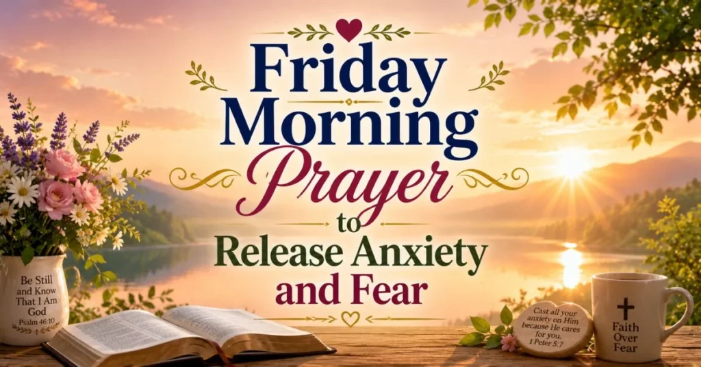 Friday Morning Prayer to Release Anxiety and Fear