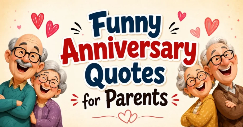 Funny Anniversary Quotes for Parents