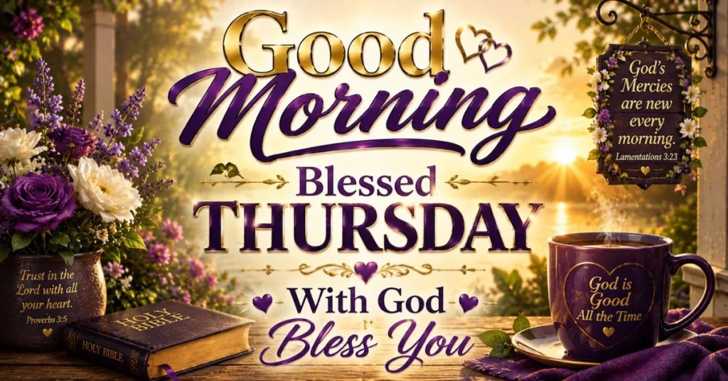 Good Morning Blessed Thursday With God Bless You