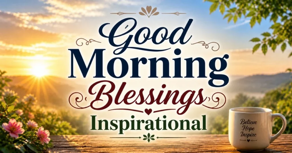 Good Morning Blessings Inspirational