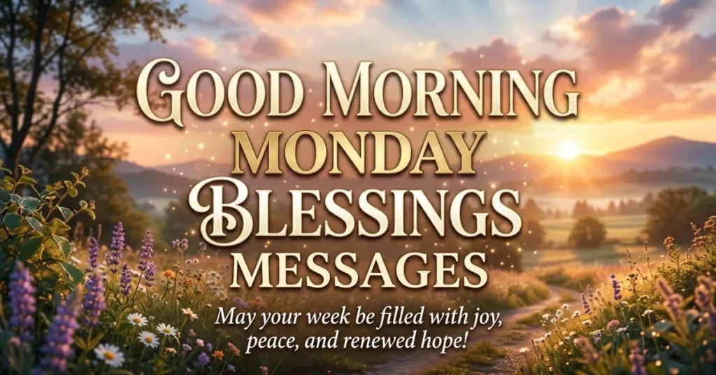 220+ Good Morning Monday Blessings for a Fresh Start 3 Good Morning Monday Blessings Messages