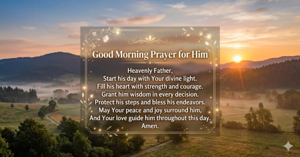 Short Powerful Good Morning Prayer