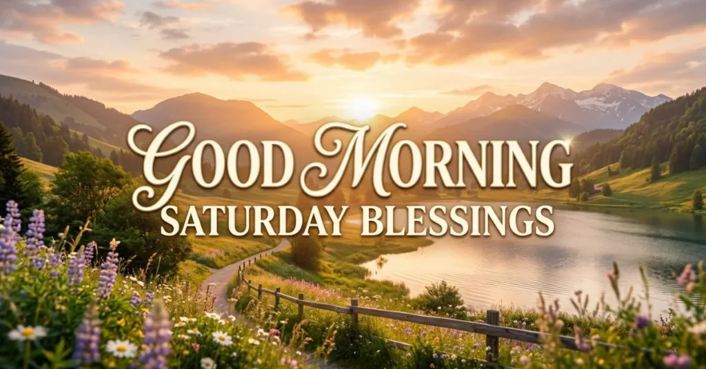 Good Morning Saturday Blessings Image