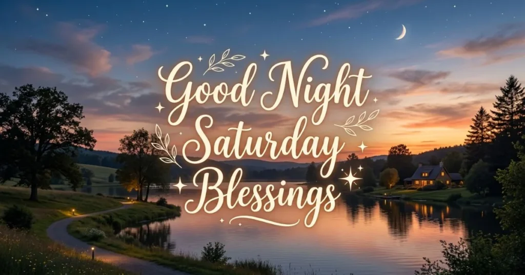 160+ Beautiful Saturday Blessings and Wishes 4 Good Night Saturday Blessings
